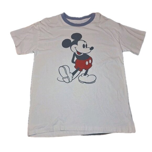 Disney Women's White XS Mickey Mouse Tee Shirt Be FUN Be Love Be True Be You - Picture 1 of 4